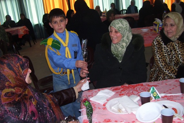 حفل الفطور التكريمي لأمهات الأسرى والشهداء في الخيام