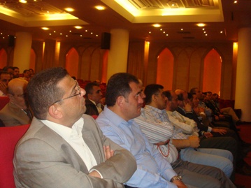 جانب من الحضور في اللقاء الخيامي مع الدكتور الحاج علي فيّاض