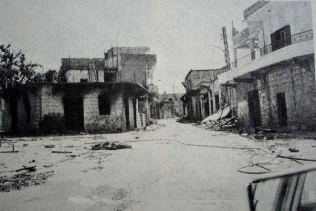 الخيام خلال اجتياح 1978 بعد المجزرة