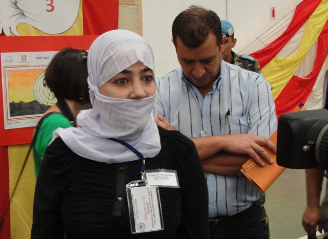 هبة حمزة أبو العز.. فازت بالجائزة الأولى: إبنة بلدة الكفير، وهي من مركز حاصبيا العرقوب للرعاية والتنمية