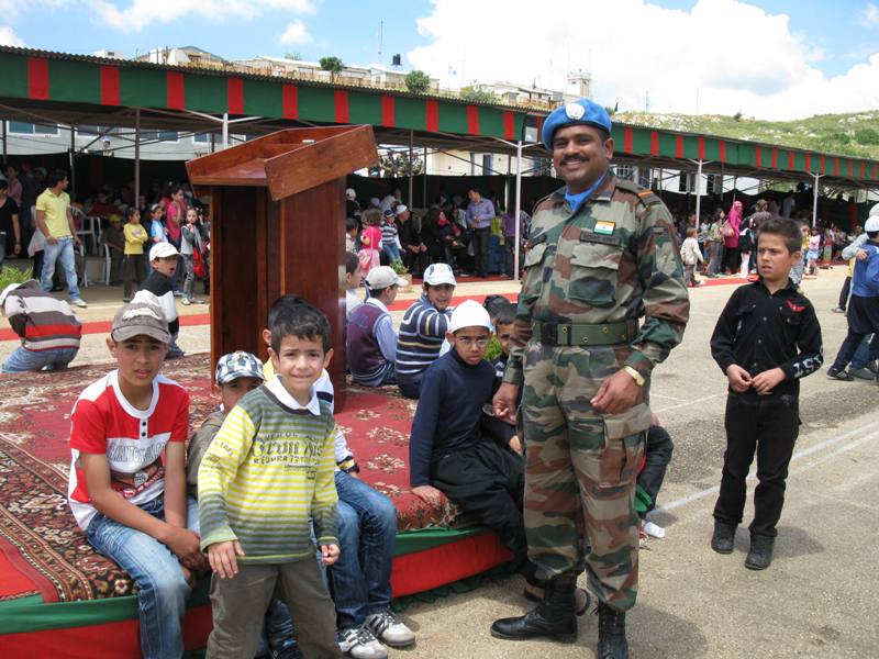 يوم ترفيهي للأطفال في مركز الكتيبة الهندية في كوكبا