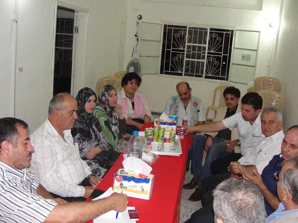إجتماع للجمعيات الأهلية العاملة في الخيام في مركز منتدى المرج  للتنمية وحماية البيئة في الخيام