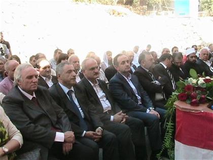 الوزير الخليل والنائب هاشم يتقدمان حضور حفل افتتاح مركز الرعاية الصحية الاولية في حاصبيا