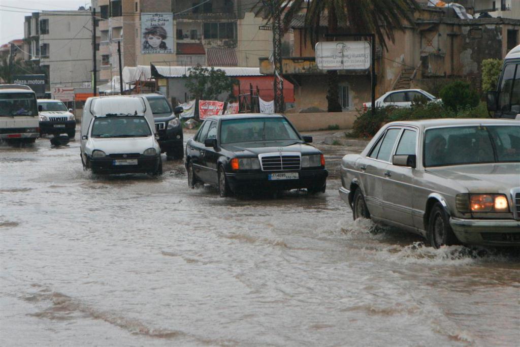 السيول أغرقت شوارع ، أيلول 2011 - أرشيف