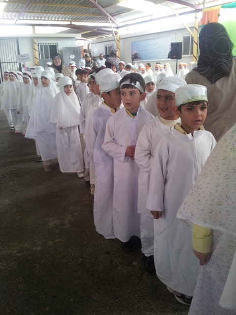 تلامذة مدرسة عيسى بن مريم يقيمون احتفالاً بمناسبة عيد الأضحى المبارك