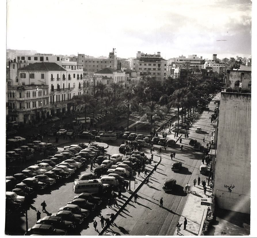 ساحة الشهداء – وسط بيروت عام 1953