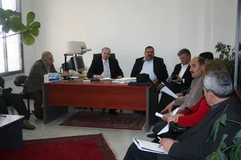إجتماع  قائمقام مرجعيون الأستاذ وسام حايك مع بعض رؤساء بلديات المنطقة - أرشيف