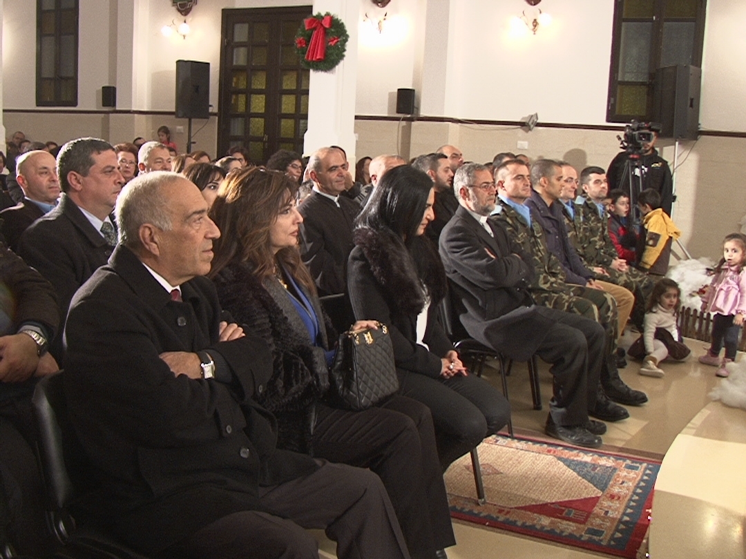 مقدم الحضور في احتفال رعية كنيسة السيدة في مرجعيون