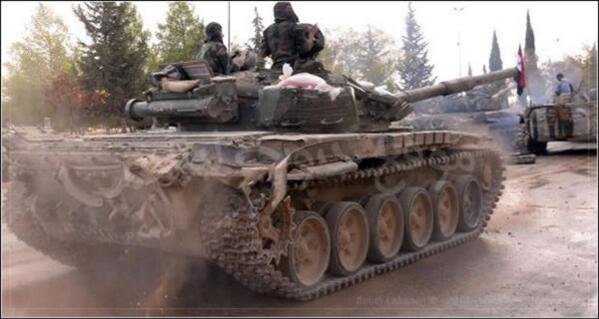 شكلت الدبابات التي استخدمها الجيش السوري في معارك يبرود سلاحا قويا في وجه الجماعات المسلحة.