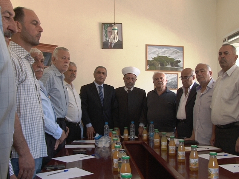 لقاء في بلدية شبعا للتباحث في تنظيم وجود النازحين السوريين