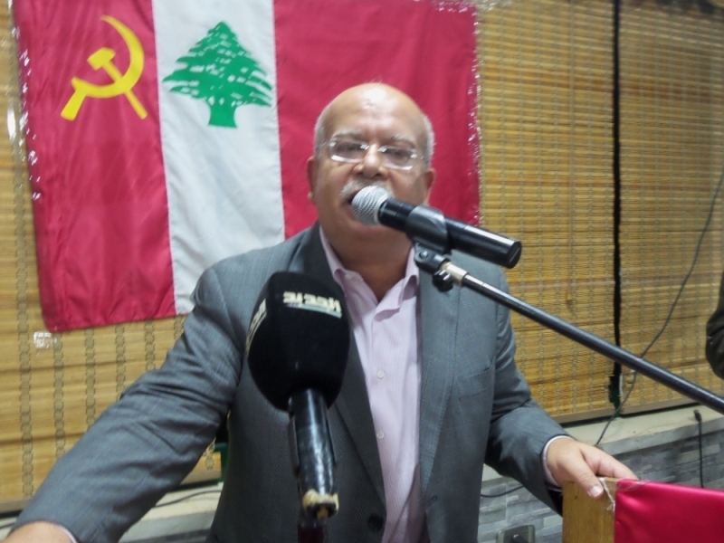 الامين العام للحزب الشيوعي اللبناني الدكتور خالد حدادة