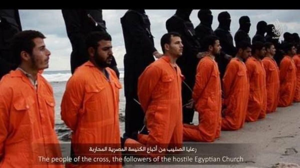 مجزرة حلّت بهؤلاء العمال المصريين الابرياء الذين قتلوا ذبحا في ليبيا، ذنبهم انهم مسيحيون