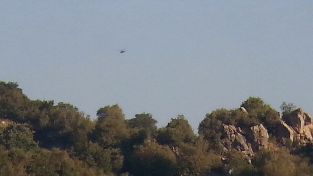 طائرة استطلاع اسرائيلية فوق مزارع شبعا المحتلة