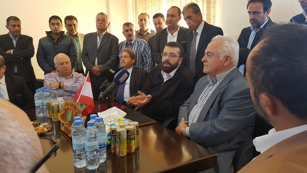 لقاء أحمد الحريري مع رؤساء بلديات اتحاد العرقوب