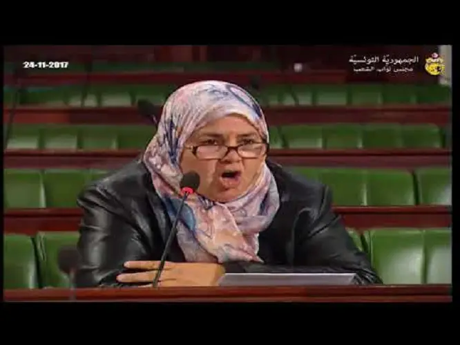 عضو مجلس النواب التونسي المناضلة مباركة عواينية