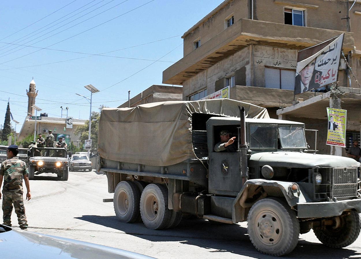  دورية للجيش اللبناني في منطقة عرسال
