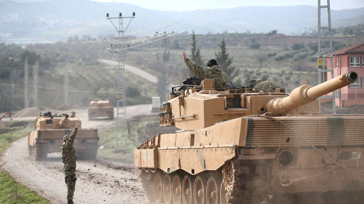 الجيش التركي.. نحو عفرين