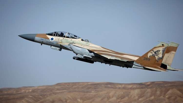 Reuters Amir Cohen أرشيف - مقاتلة إسرائيلية من طراز F16