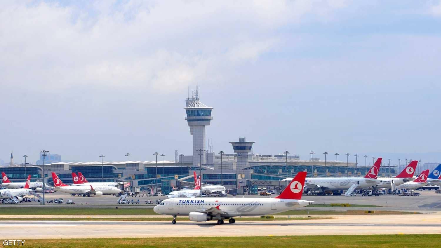  صورة من مطار أتاتورك بمدينة إسطنبول التركية