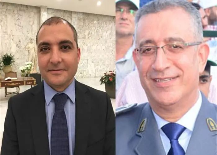 رئيس المجلس الأعلى للجمارك العميد أسعد الطفيلي والمدير العام بدري ضاهر