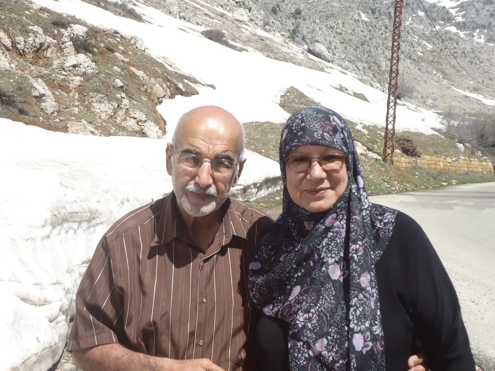 والدة السيدة فاطمة حميّد ووالدها المرحوم الحاج أبو حسين علي حميّد