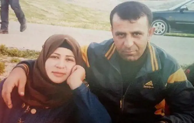 صدام بني عبد الغني وزوجته