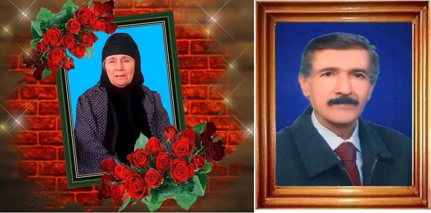 حسين حسن التـلسيني والسيدة والدته
