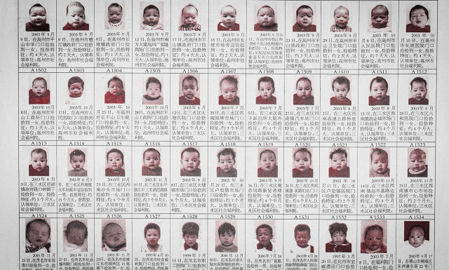 مجموعة صور للأطفال الصينيين في الملاجئ، حيث جعلهم قانون سياسة الطفل الواحد سلعة تُباع وتُشترى