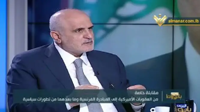 علي حسن خليل المعاون السياسي لرئيس مجلس النواب نبيه بري 