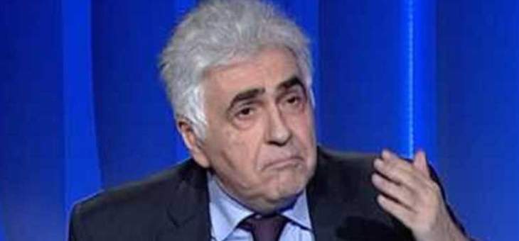 وزير الخارجية اللبناني المستقيل ناصيف حتّي