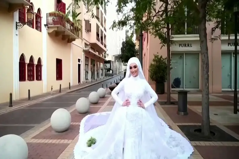 العروس اللبنانية إسراء السبلاني