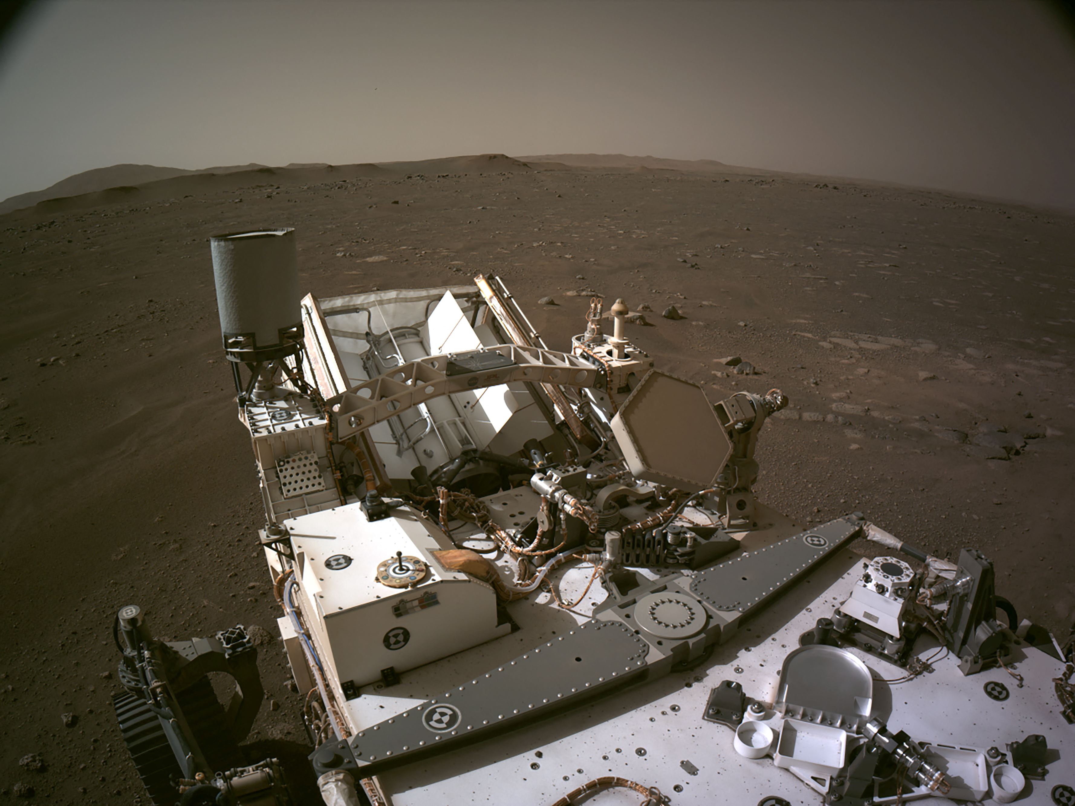 الروبوت الجوّال برسيفرنس على المريخ