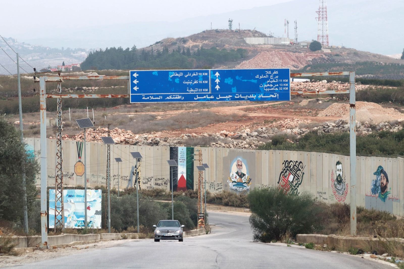 الجدار الإسرائيلي بين كفركلا والعديسة (أحمد منتش)