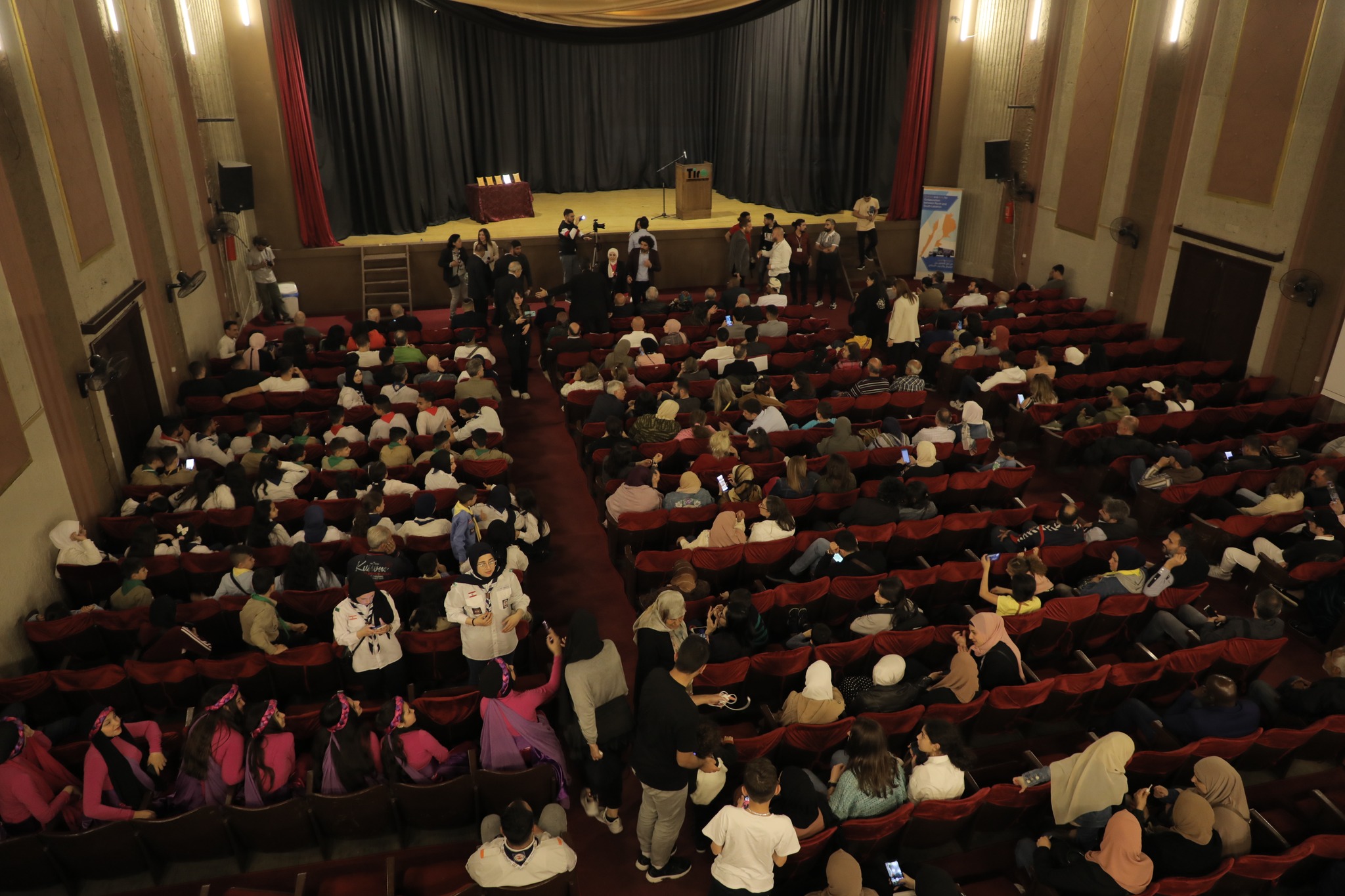 من فعاليات افتتاح مهرجان لبنان السينمائي الدولي للأفلام القصيرة في طرابلس