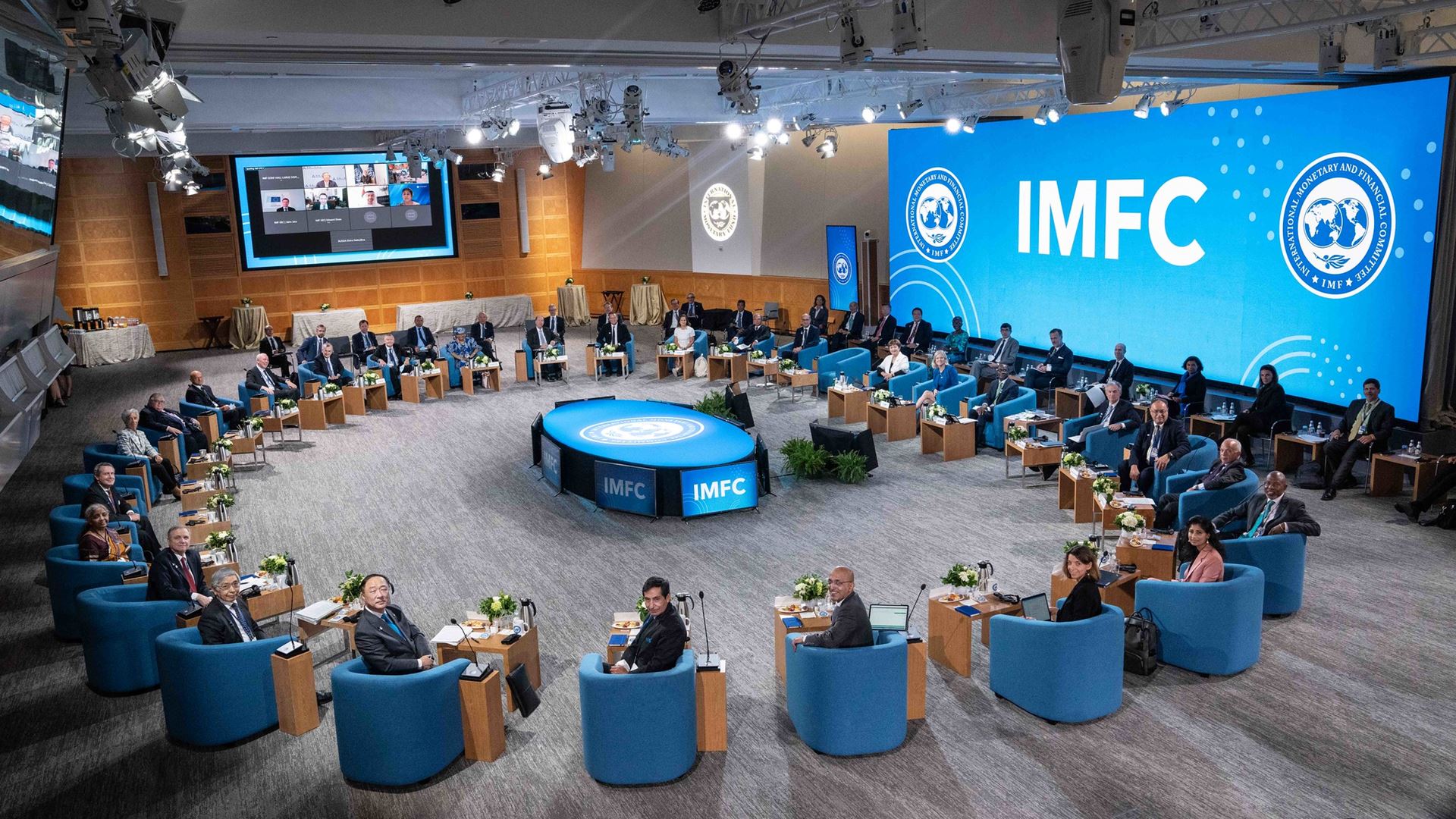 صندوق النقد الدولي خلال الاجتماعات السنوية واجتماعات الربيع 