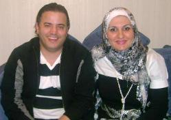 فاطمة دغمان وزوجها حسين كامل ضاوي