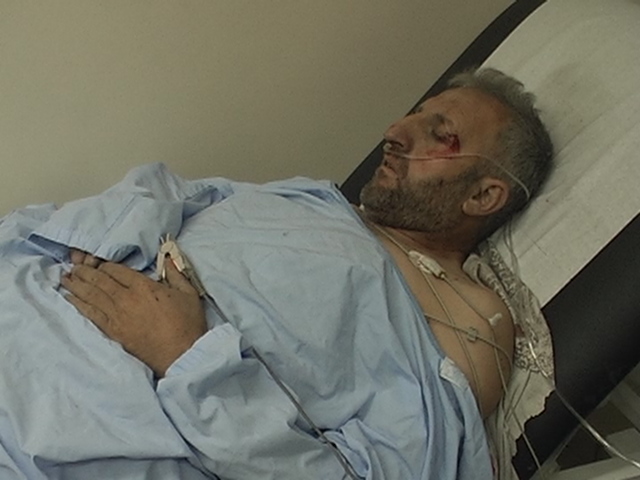 عباس حمزة في المستشفى