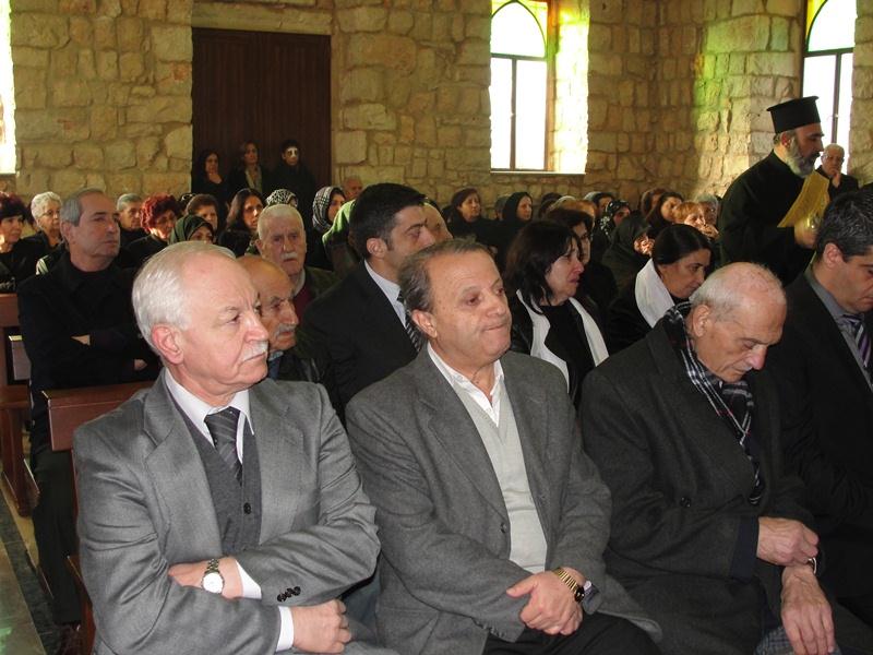 جناز الدكتور حليم القسيس في كنيسة الروم الأرثودكس في الخيام