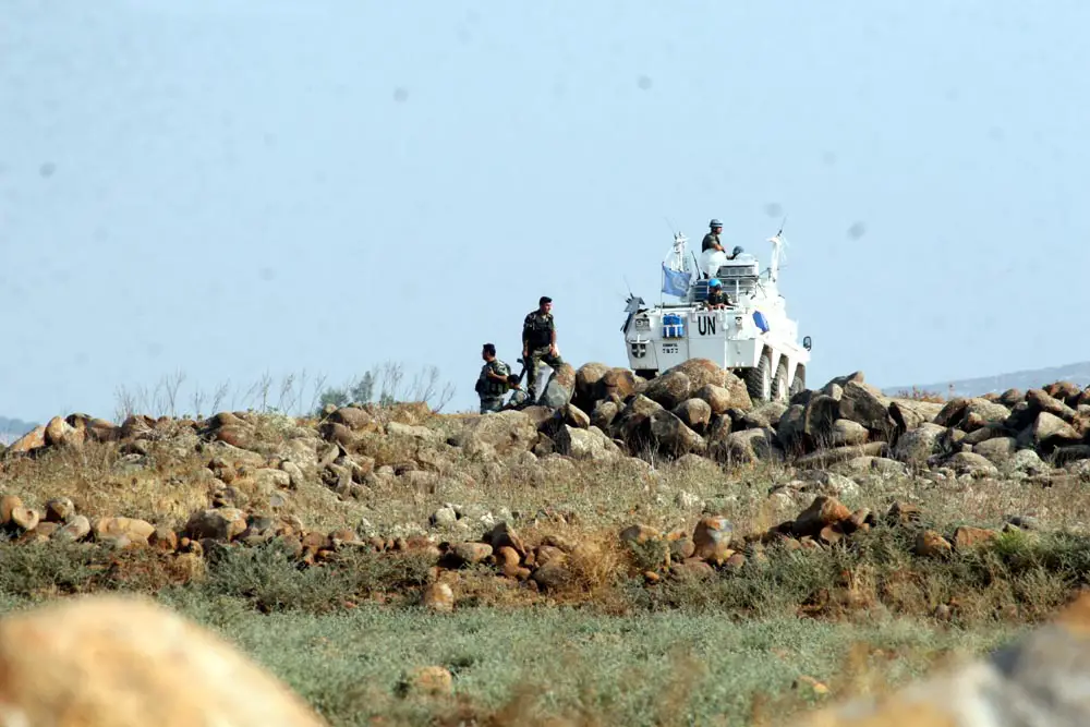 دورية مشتركة في محيط نهر الوزاني
