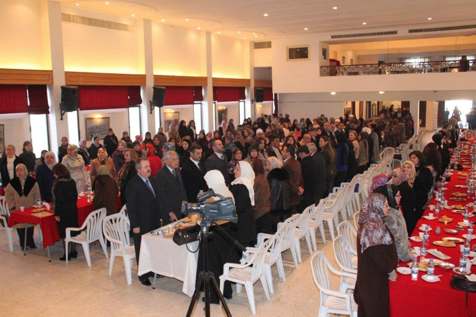 جانب من الحضور لاحتفال التكريمي للامهات في النبطية برعاية وحضور السيدة رباب الصدر