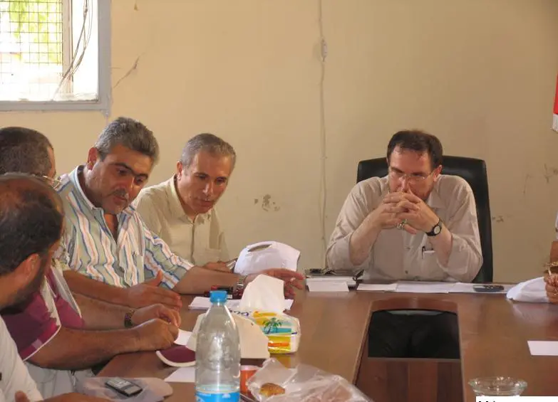 إجتماع في بلدية الخيام بعد عدوان تموز 2006 