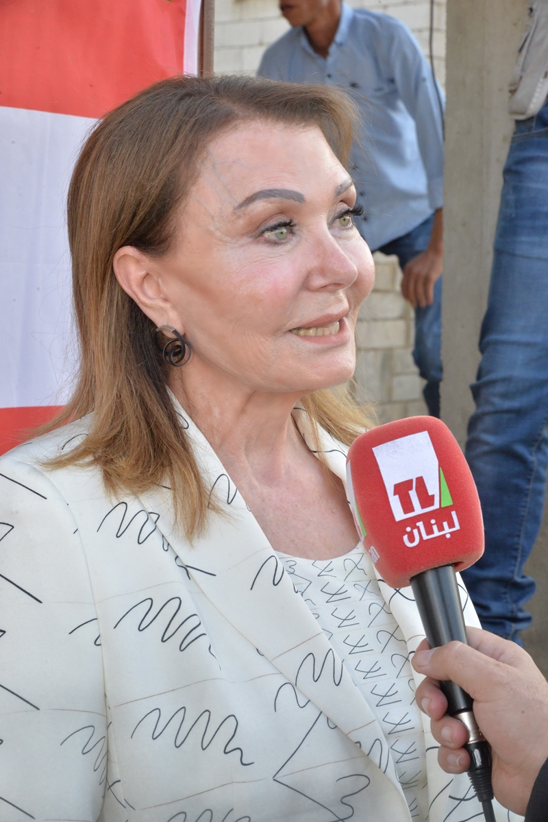 سفيرة  النوايا الحسنة للتنمية السيدة سعد الأسعد فخري في حديث لتلفزيون لبنان