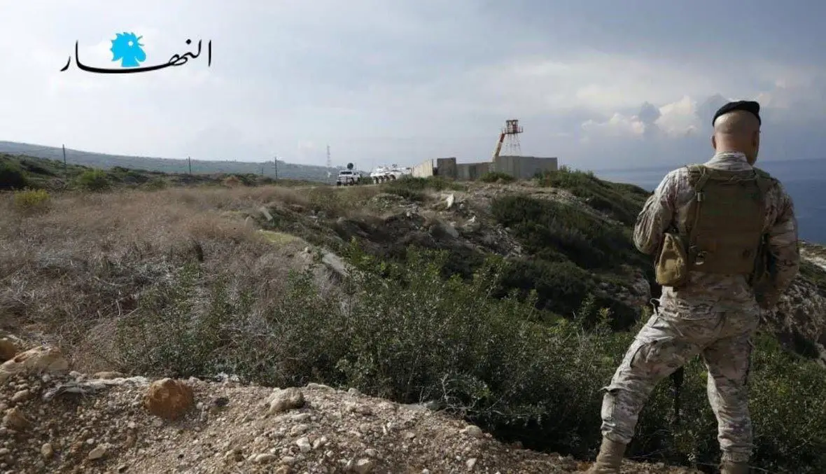 جندي لبناني عند الحدود الجنوبية (مارك فياض)