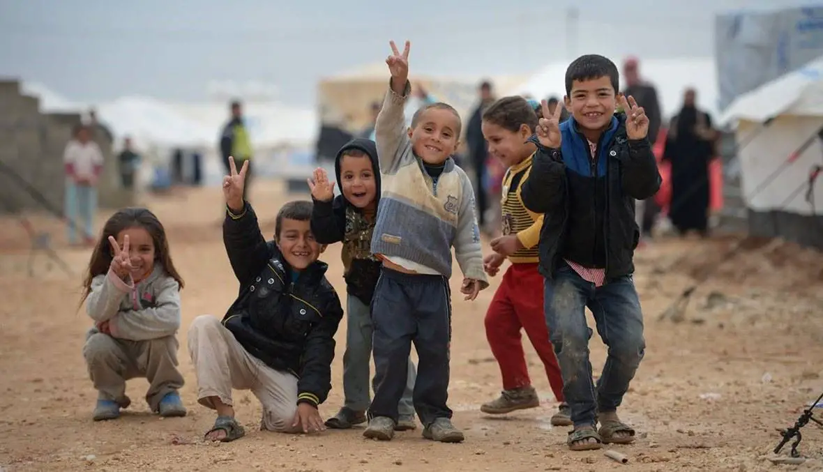 أطفال في مخيمات اللاجئين في لبنان