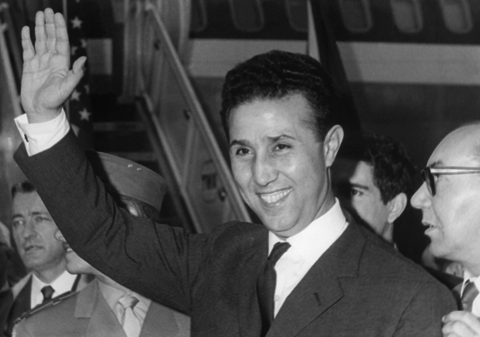 القائد الثوري الرئيس الجزائري السابق احمد بن بلة