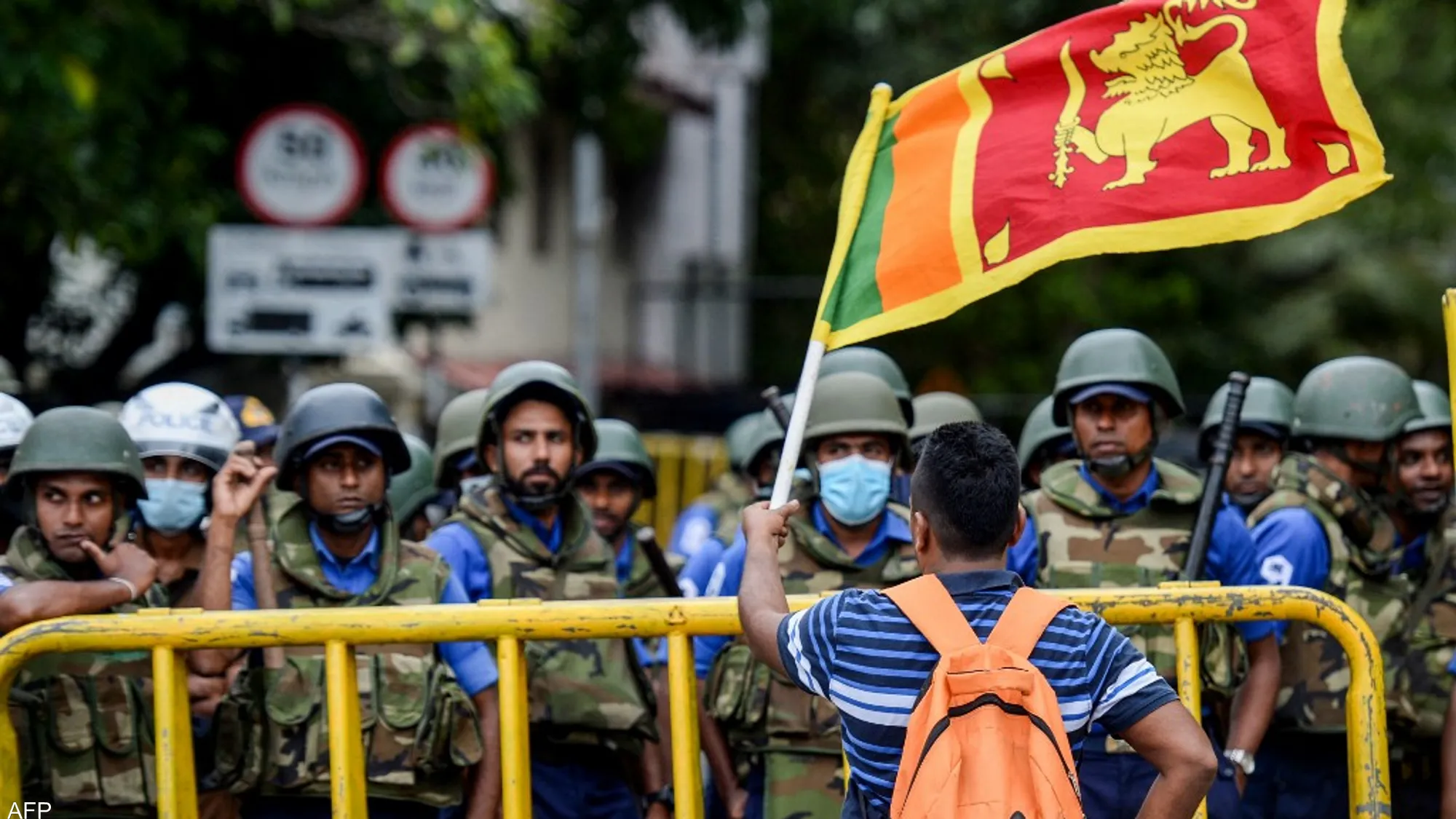 مظاهرات حاشدة شهدتها سريلانكا