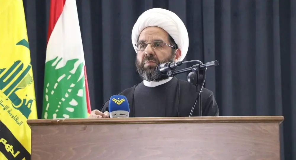 نائب رئيس المجلس التنفيذي لـ حزب الله الشيخ علي دعموش
