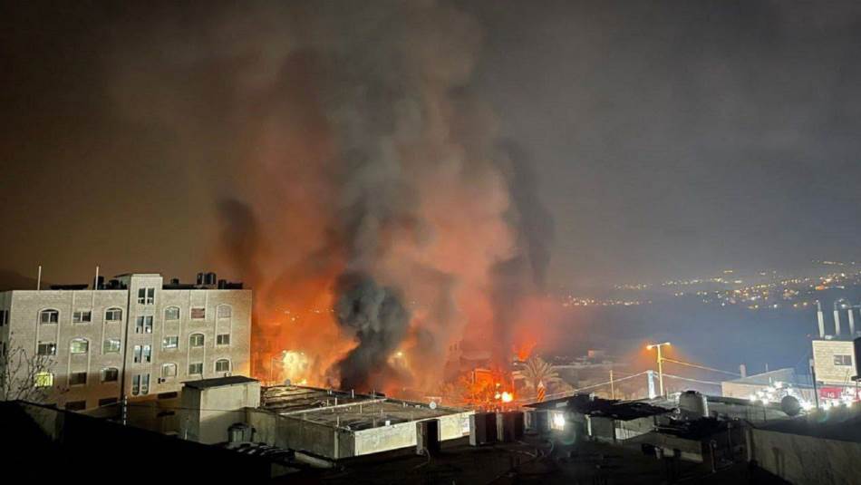 إحراق منازل في قرى نابلس (تويتر)