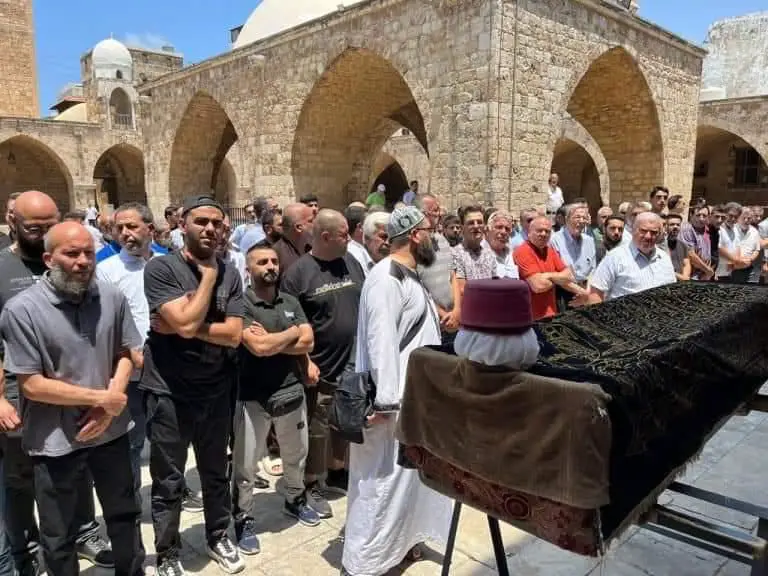 تشييع الفنان عبد الله حمصي