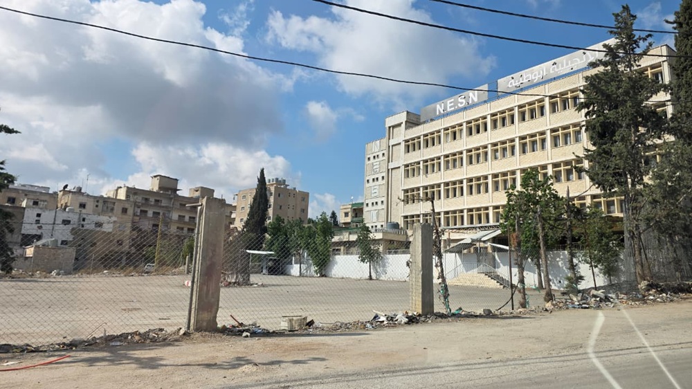 مدرسة في النبطية طالها الدمار والقصف (كامل جابر - اندبندنت عربية)